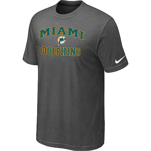 Nike Miami Dolphins Heart & Soul NFL T-Shirt - Dark Grey